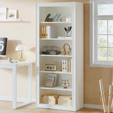 75" Bookcase, 6-Tier Modern Bookshelf Open Display Storage Shelves 3