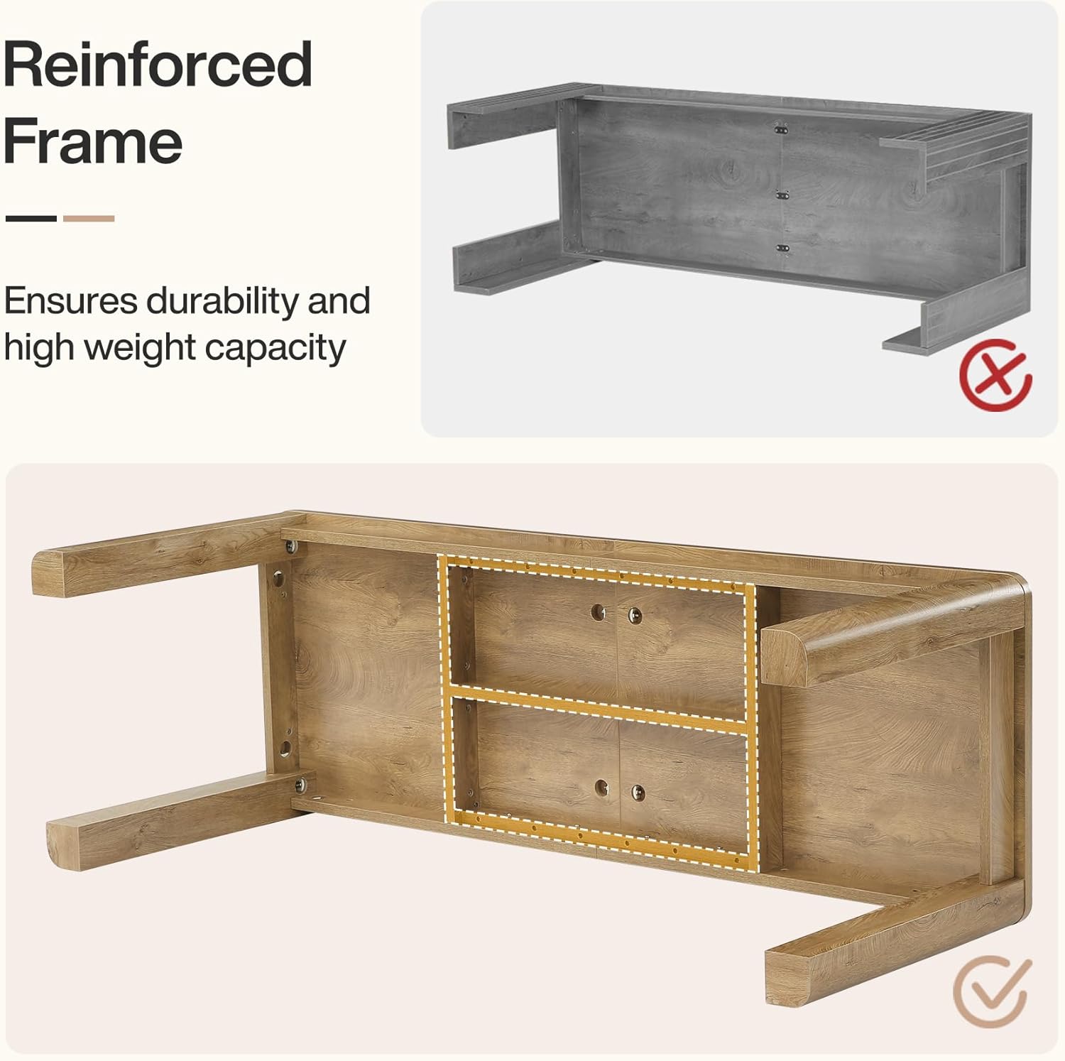 78.74" Dining Table for 6-8, Farmhouse Kitchen Table with Rounded Edges