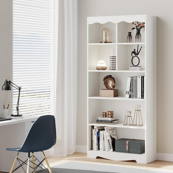 Tribesigns Bookcase, 70.86" Etagere Bookshelf Display Shelving Unit For Home Office Tribesigns