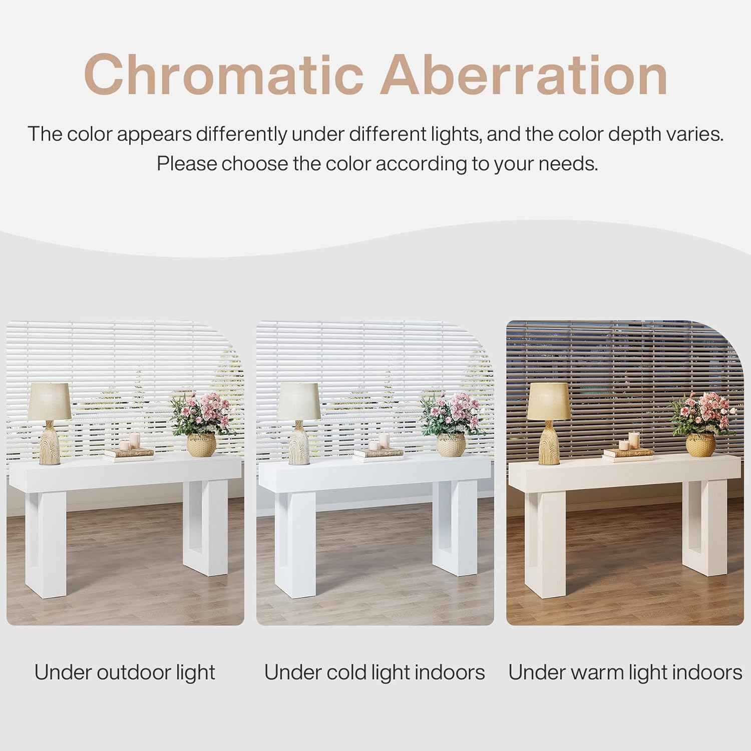 Wooden Sofa Table, 63-Inch Console Table For Entryway