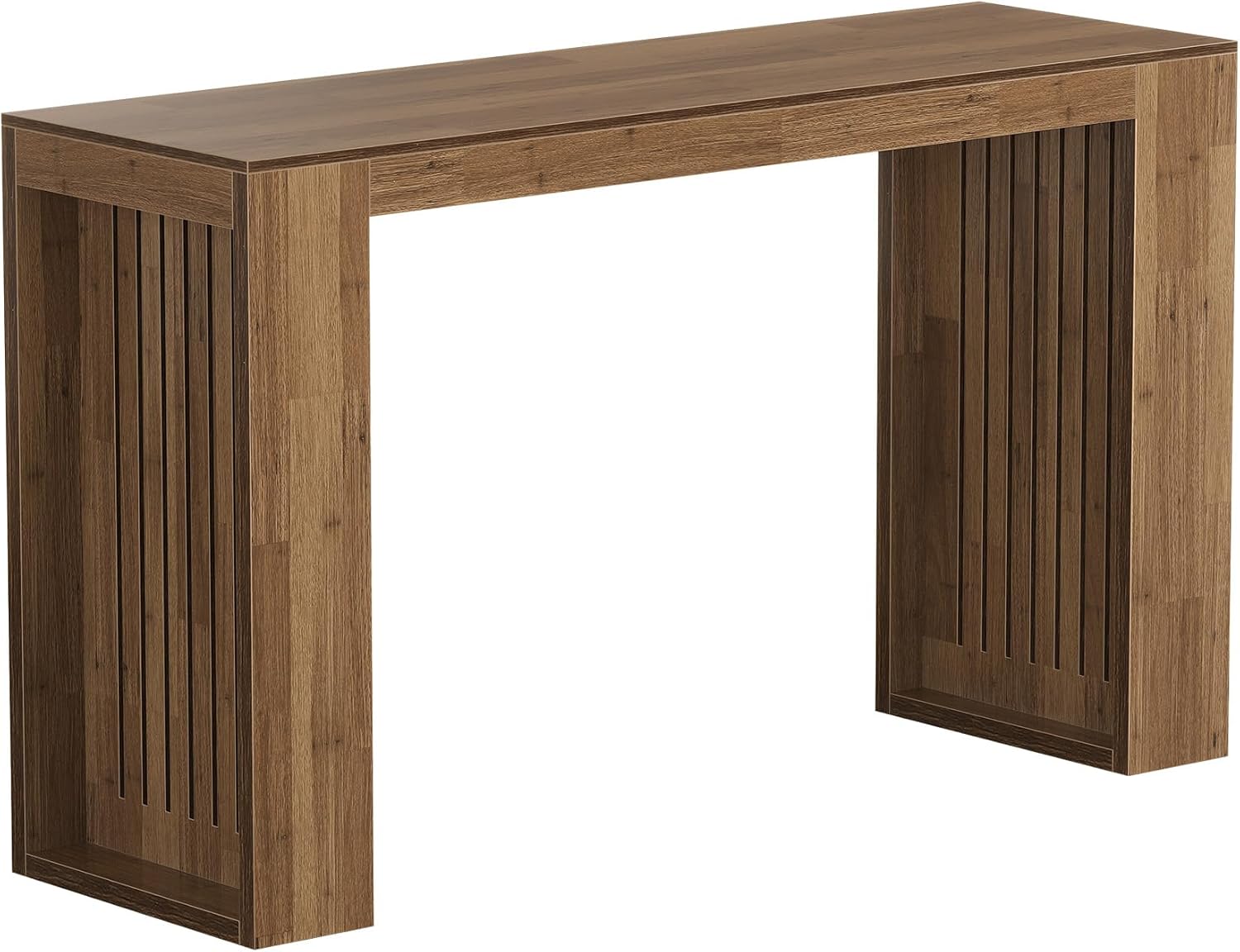 63" Long Bar Table, Counter Height Home Bar Unit Dining Table