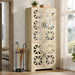 72" Shoe Cabinet, 5 - Tier Shoe Organizer with Adjustable Shelves Tribesigns