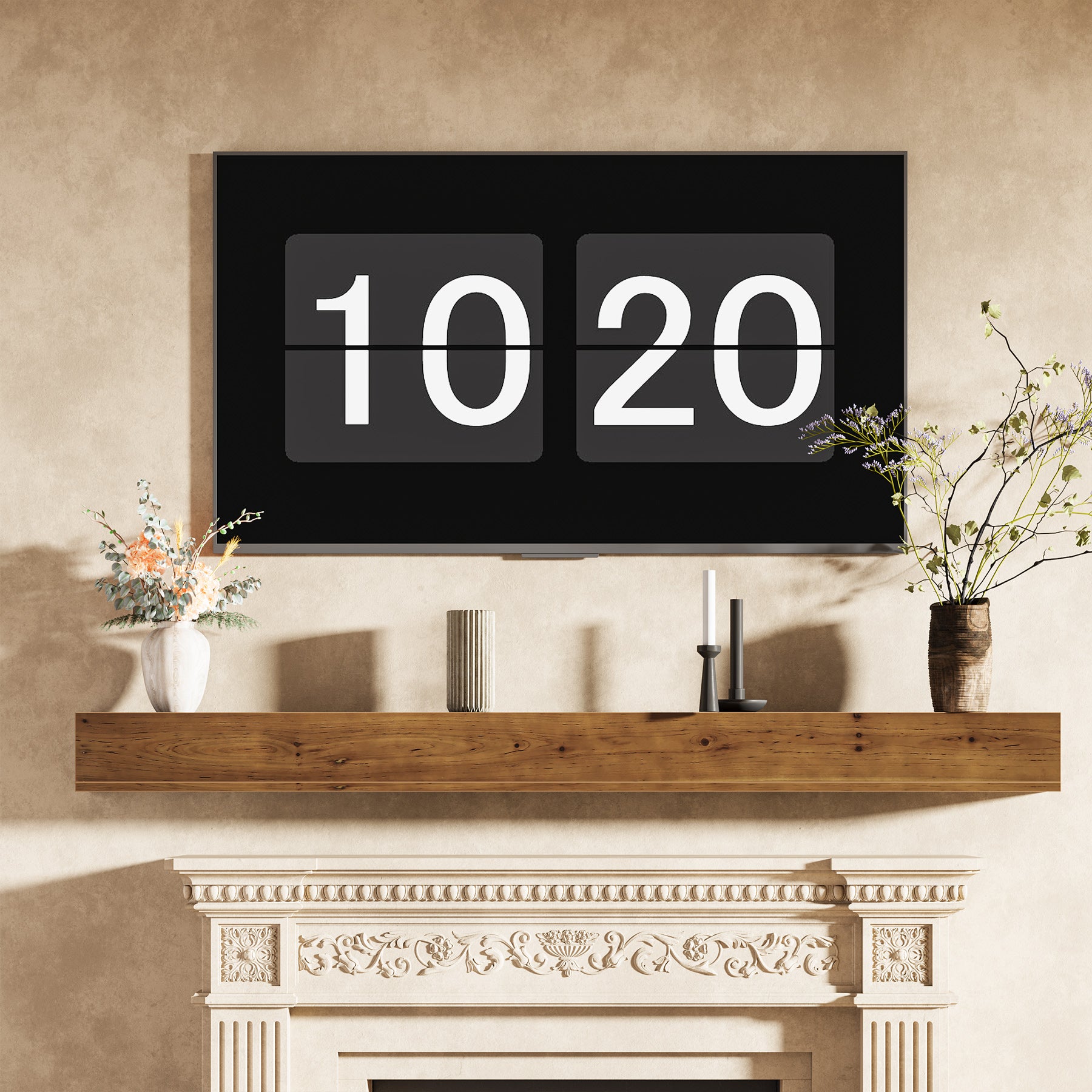 74.8" Fireplace Mantel Shelf - Thumbnail 3