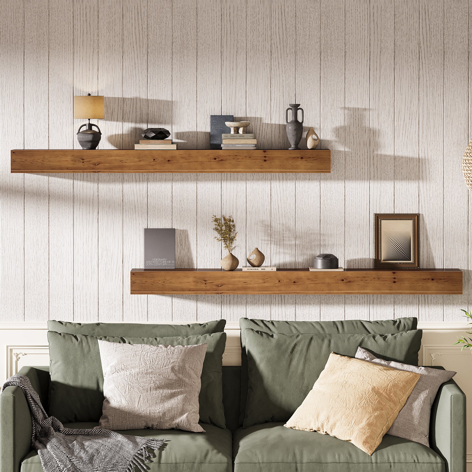 74.8" Fireplace Mantel Shelf - Thumbnail 2