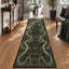 Vintage Snake Floral Area Rug, Non-Slip Gothic Runners for Home, Washable Low Pile Soft Indoor Carpet