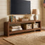 Solid Wood Tv Stand, Rustic Entertainment Center Media Console for Tv Up to 65"