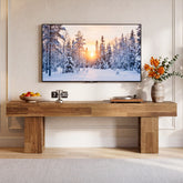 70.8" Farmhouse TV Stand, Media Console Entertainment Center for 65/75/80-Inch TV 3