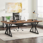 78.7" Executive Desk, Modern Computer Office Desk Workstation for Home Office