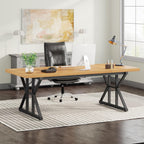 78.7" Executive Desk, Modern Computer Office Desk Workstation for Home Office