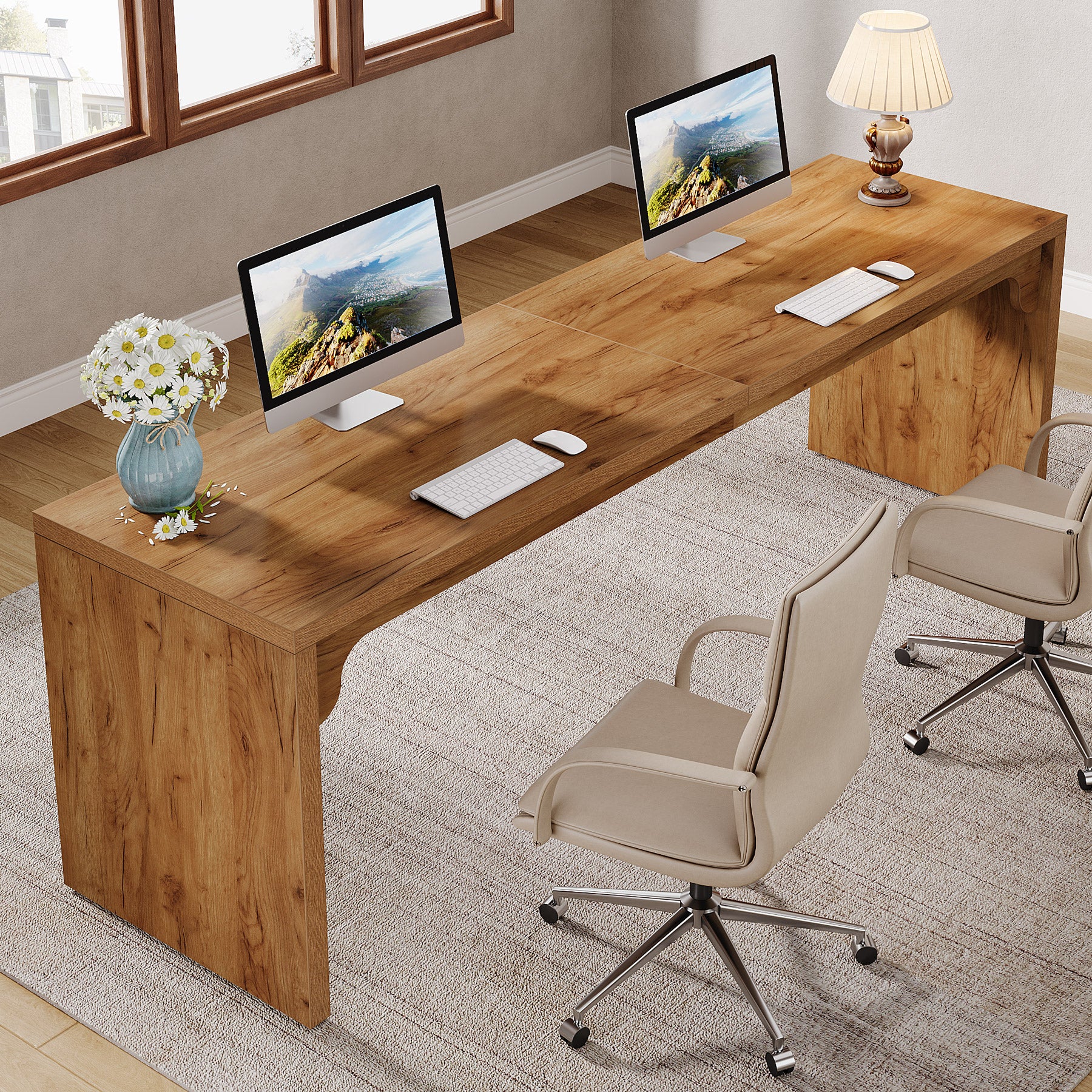 Double Client Desk Tribesigns 78.7