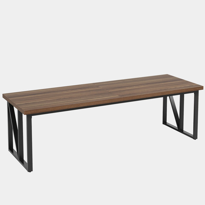 78.74" Dining Table, Rectangular Kitchen Table for 8 - 10 People Tribesigns