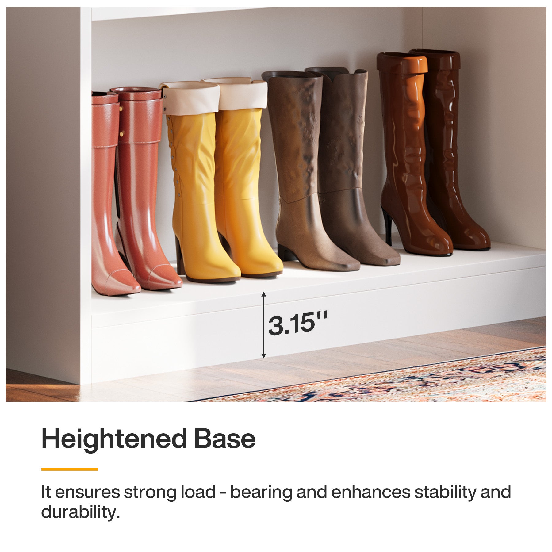 9-Tier Shoe Cabinet, 40-45 Pairs Shoe Storage Organizer with Open Shelves