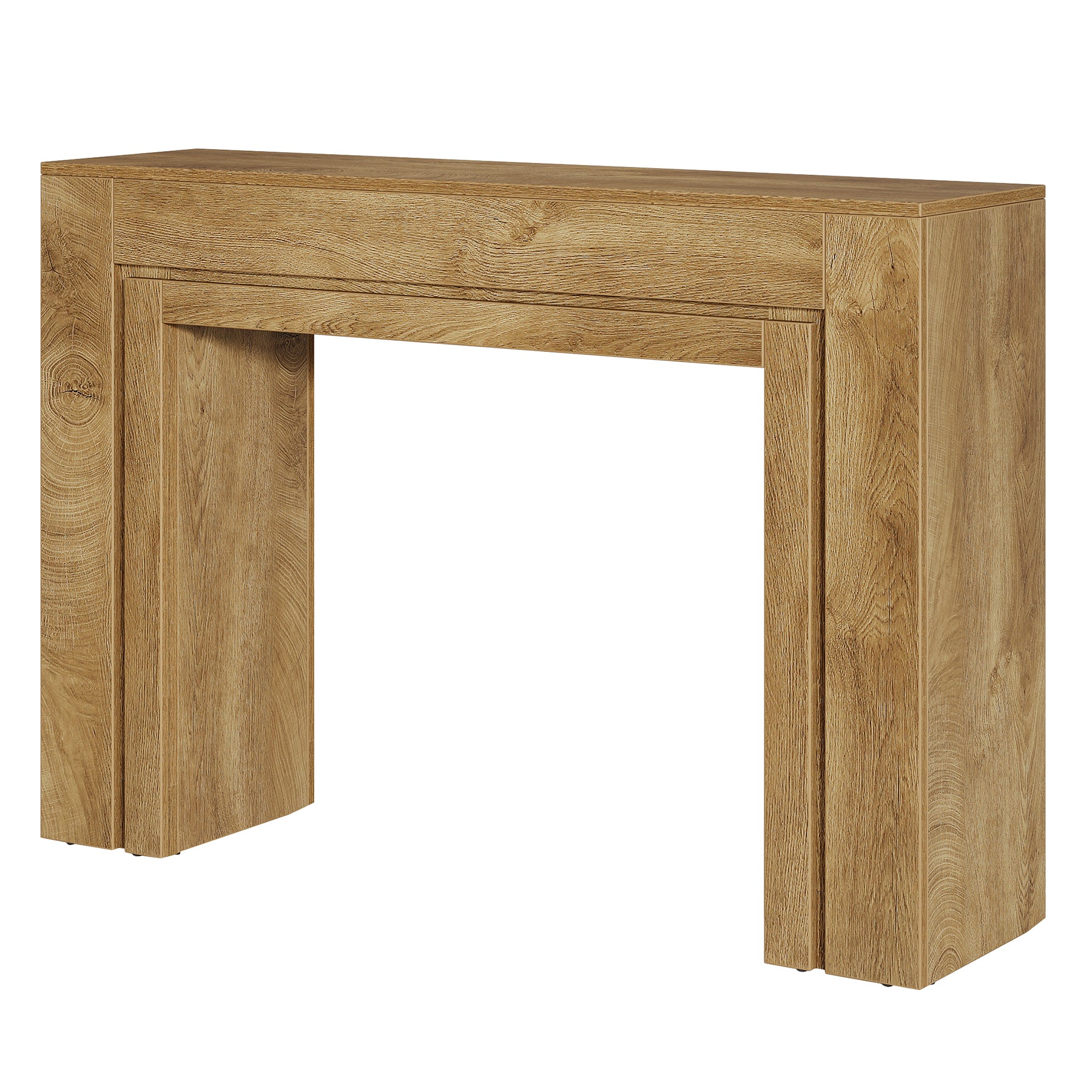 41" Modern Farmhouse Console Table, Entryway Sofa Table with Double Base for Hallway, Living Room, or Entrance