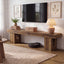 83" TV Stand for 65/75/85" TVs, Modern Rustic Entertainment Center for Living Room