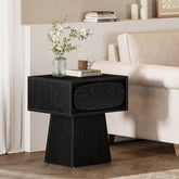 21.6" End Table, Small Side Table with Storage Drawer 3