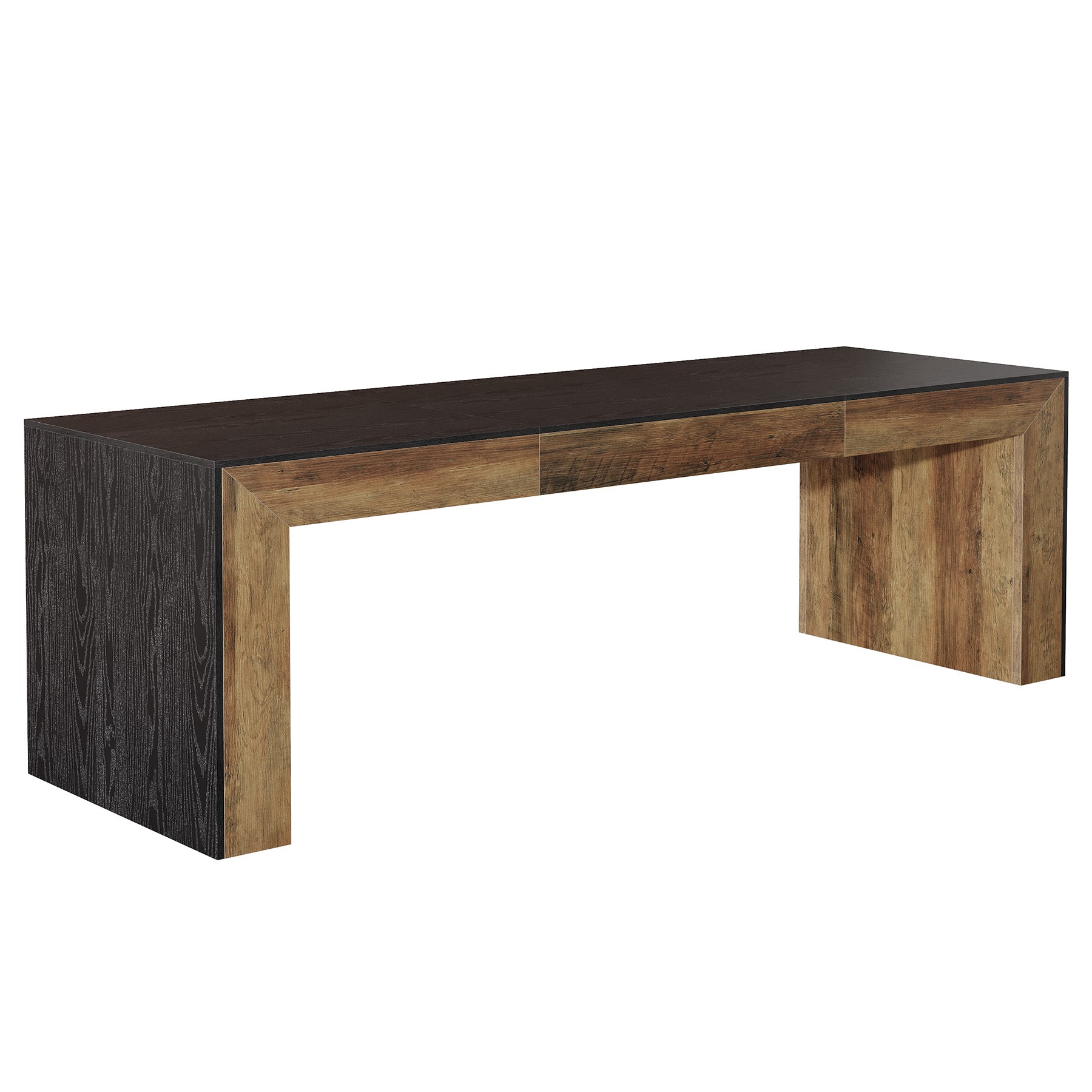 86.6" Computer Desk, Long Two-Person Desk Executive Desk for Home Office