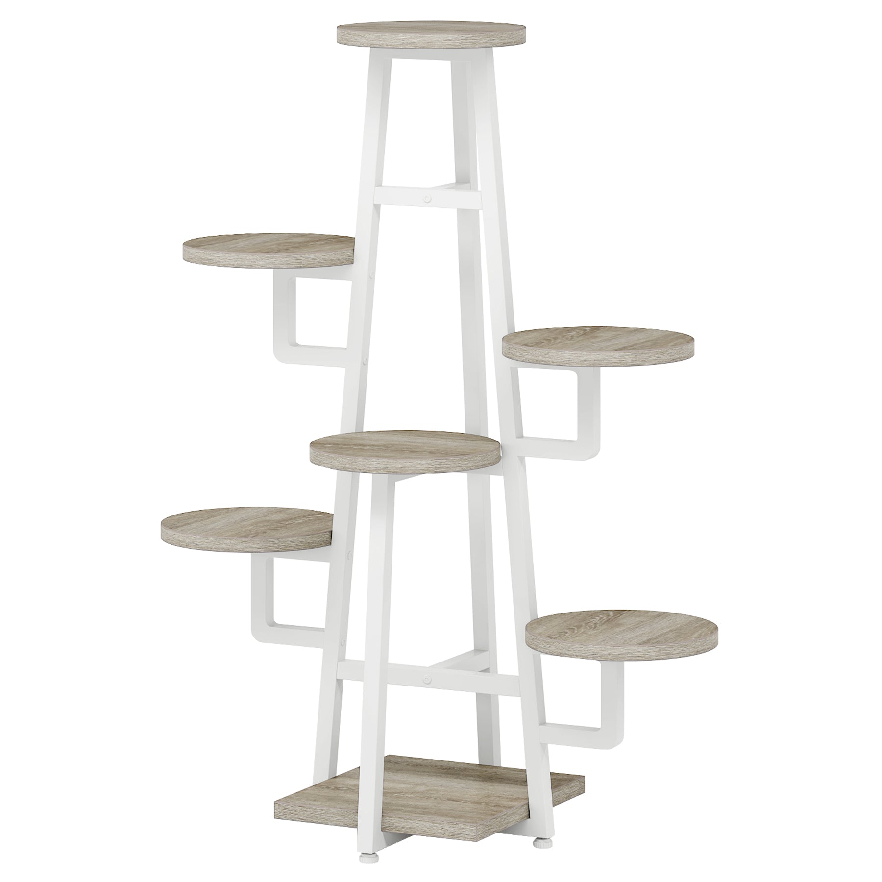 7-Tier Plant Stand, 43.3" Plant Pots Holder Rack Flower Stand