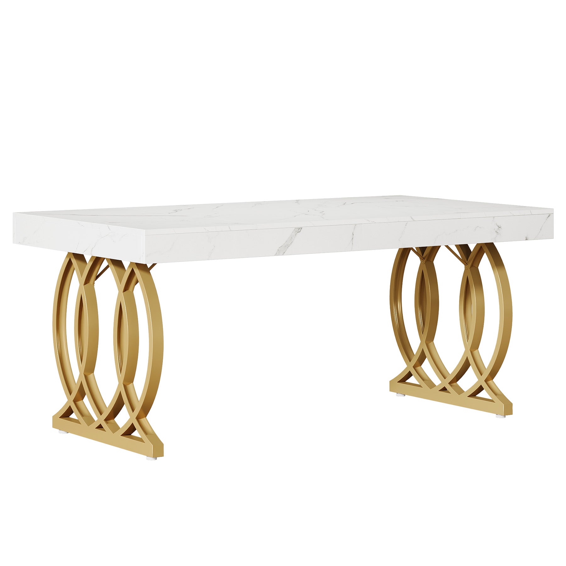 63" Executive Desk, Modern Office Computer Desk with Luxury Design