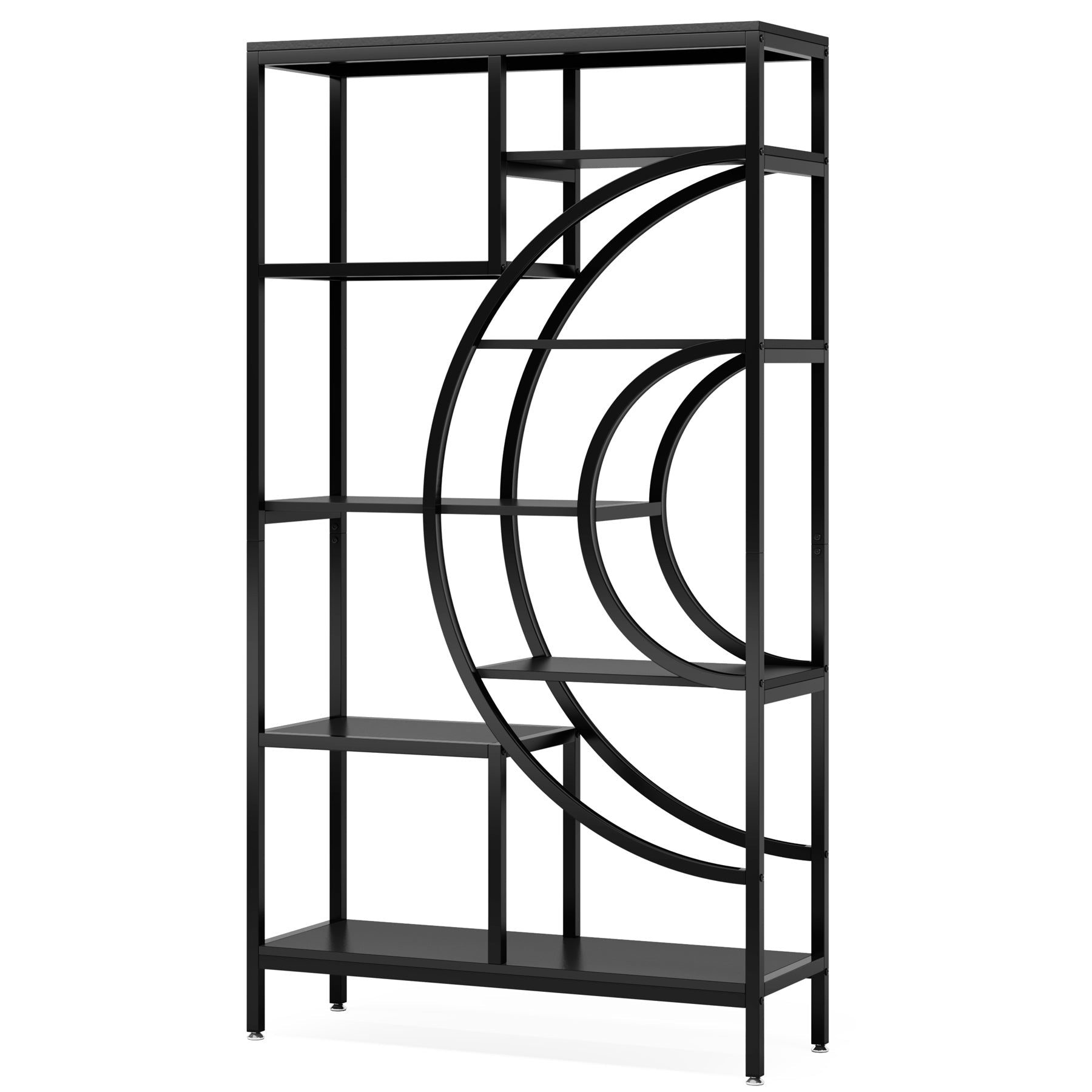 Tribesigns 71-Inch Geometric Bookcase 8-Tier Etagere Shelving Unit