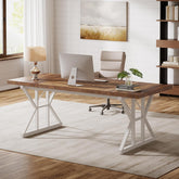 Tribesigns 70.86" Executive Desk, Industrial Style Computer Desk for Home Office 3