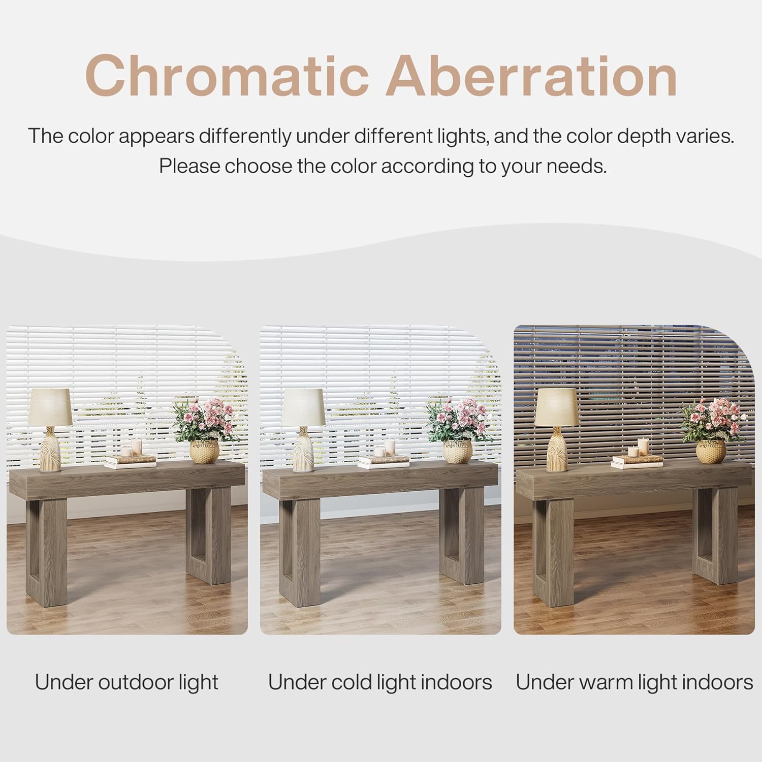 Tribesigns 63-Inch Console Table, Farmhouse Wooden Sofa Table