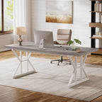 Tribesigns 70.86" Executive Desk, Large Industrial Computer Desk for Home Office