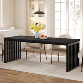 Modern Dining Table, 78.74 inches Sturdy Kitchen Table Tribesigns 3