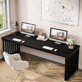 78.74" Two Person Desk, Long Executive Desk Double Computer Desk Tribesigns 3