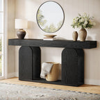 black rustic console table