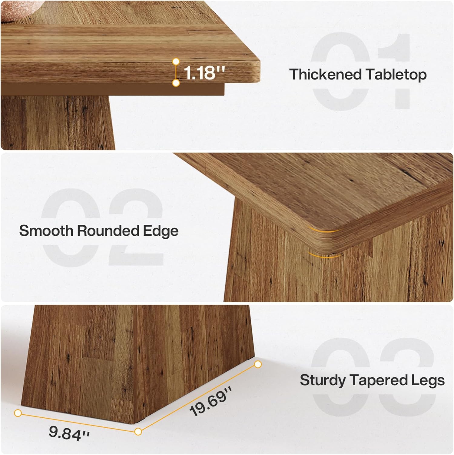 63" Executive Office Desk, Modern Black Double Pedestal Workstation for Home