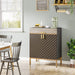Sideboard Buffet, Modern Kitchen Cabinet with Drawer & Removable Shelves Tribesigns