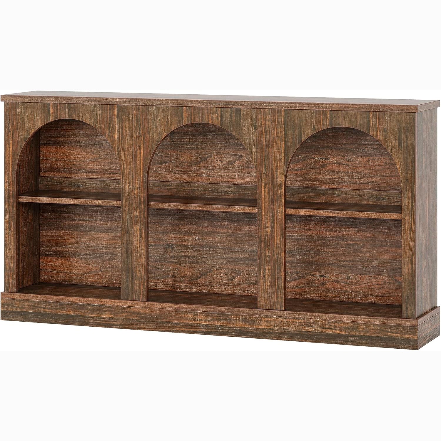 62.99“ Farmhouse TV Stand with Storage Cabinets, Media Console for Up to 65-Inch TV