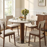 31.5" Small Round Dining Table with Sintered Stone Top 3