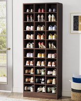 70.8" Freestanding Shoe Cabinet, 10-Tier Shoe Rack Storage Organizer with 30 Cubbies 3