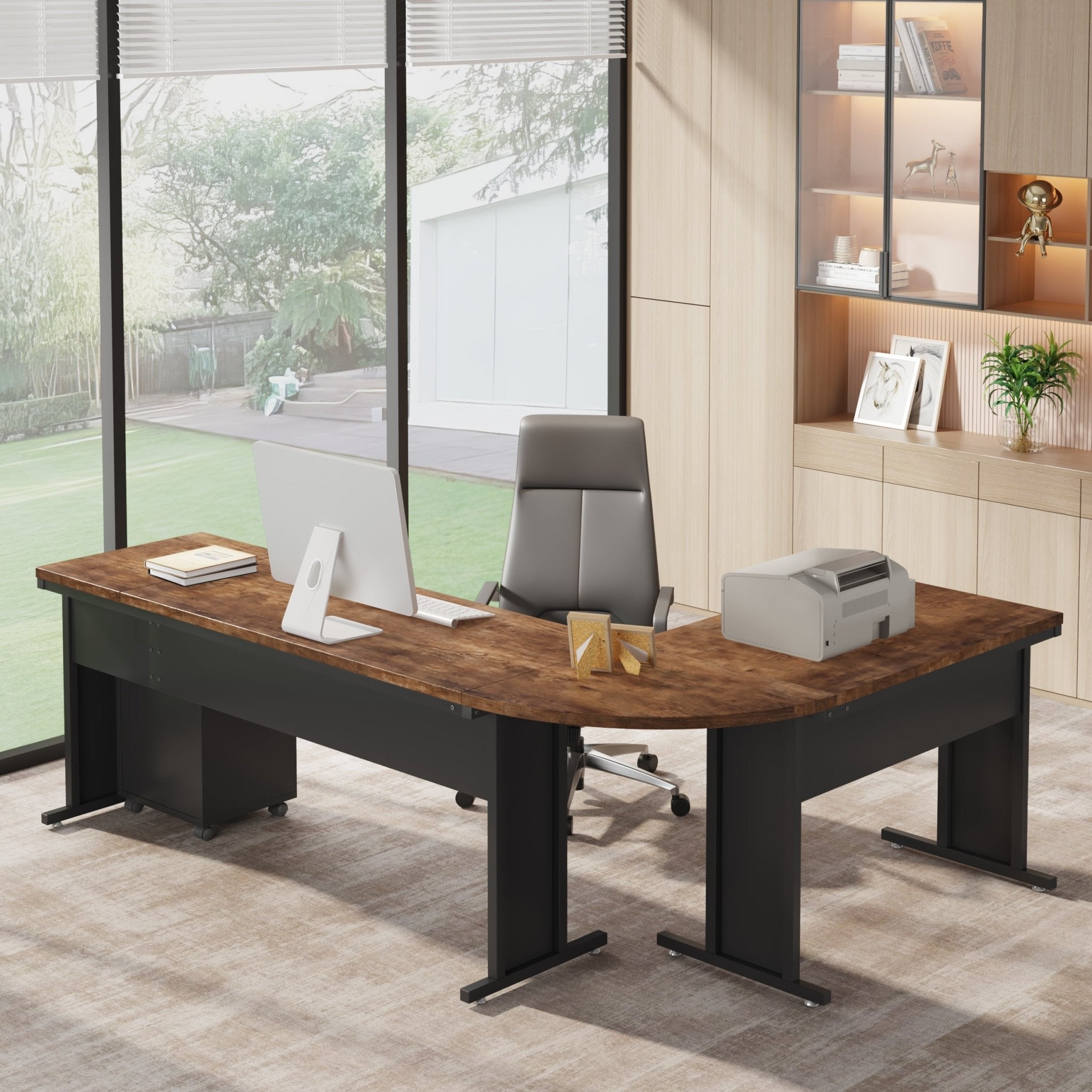 L-Shaped Executive Desk, 83
