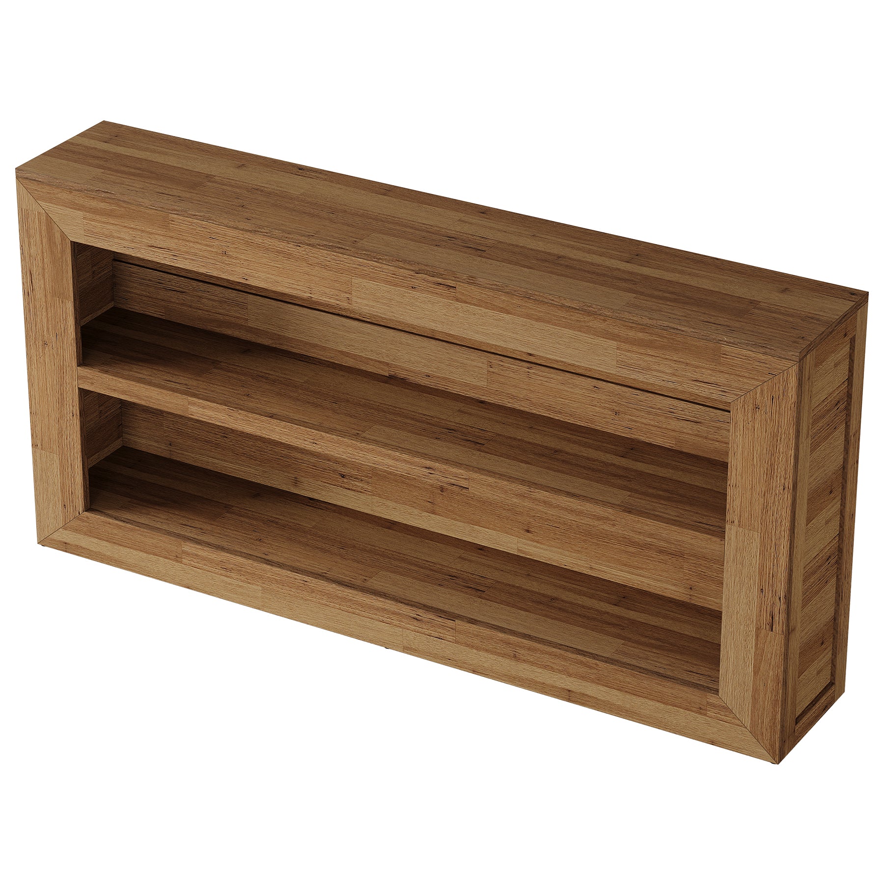 63-Inch Wooden Console Table, Narrow Entryway Table with 2-Tier Open Storage for Hallway
