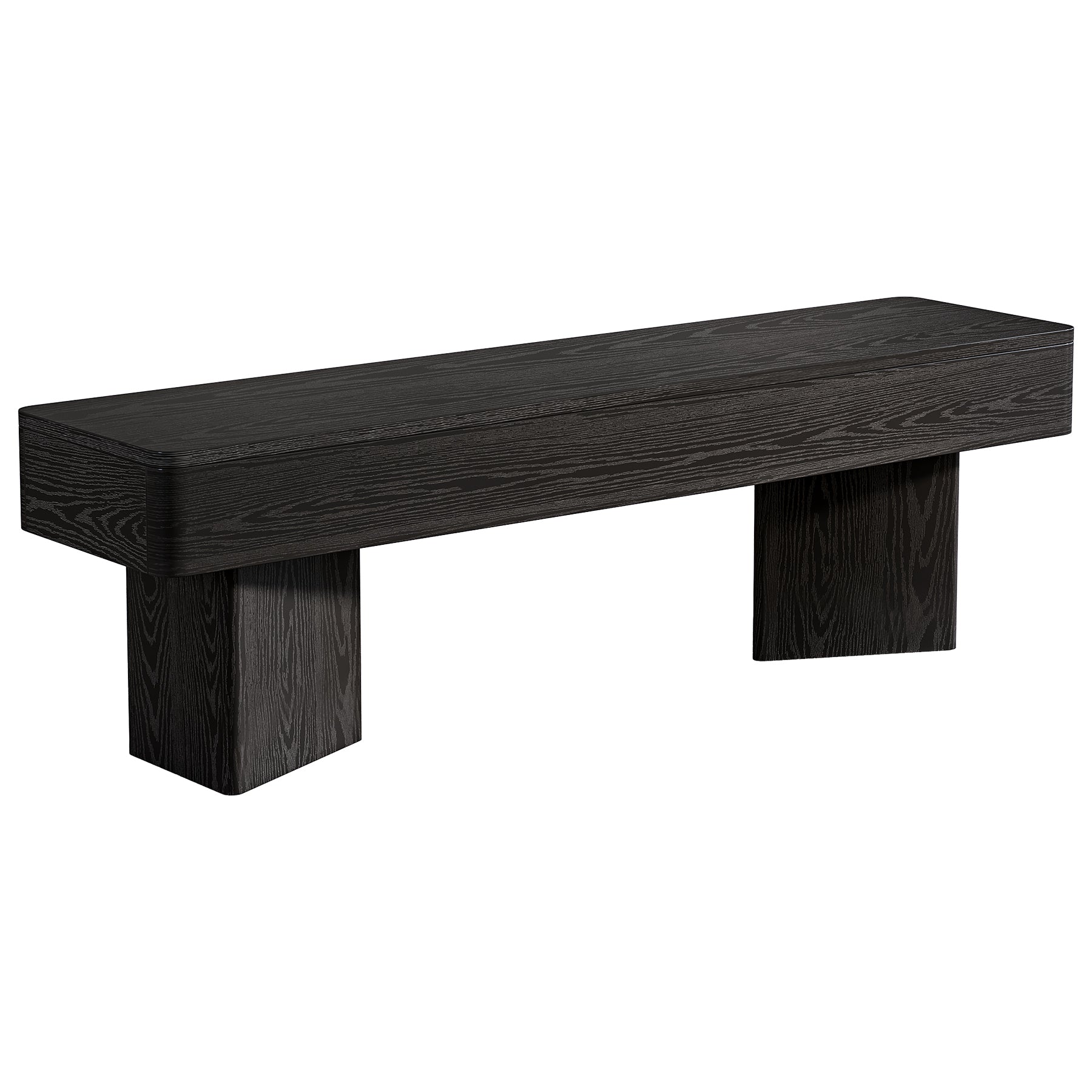 47.24" Dining Bench, Modern Dining Table Bench with Sturdy Base