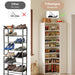 9 - Tier Shoe Cabinet, 24 - 32 Pairs Freestanding Shoe Rack Shoe Organizer Tribesigns