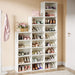 9 - Tier Shoe Cabinet, Freestanding Shoe Rack Organizer Storage Cabinet Tribesigns