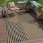Boho Jute Washable Area Rug, Non-Slip Neutral Abstract, Indoor Outdoor Entryway Kitchen Patio Rug