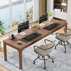 78.7" Extra Long Computer Desk, Rectangle Executive Desk Conference Table