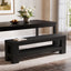 59" Wooden Dining Bench, Farmhouse Indoor Kitchen Bench with Storage Shelf