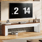 70.9" TV Stand, Wooden Entertainment Center Console for 75-Inch TVs