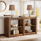 59" Console Table, 3 - Tier Sofa Table Entryway Table with Storage Tribesigns