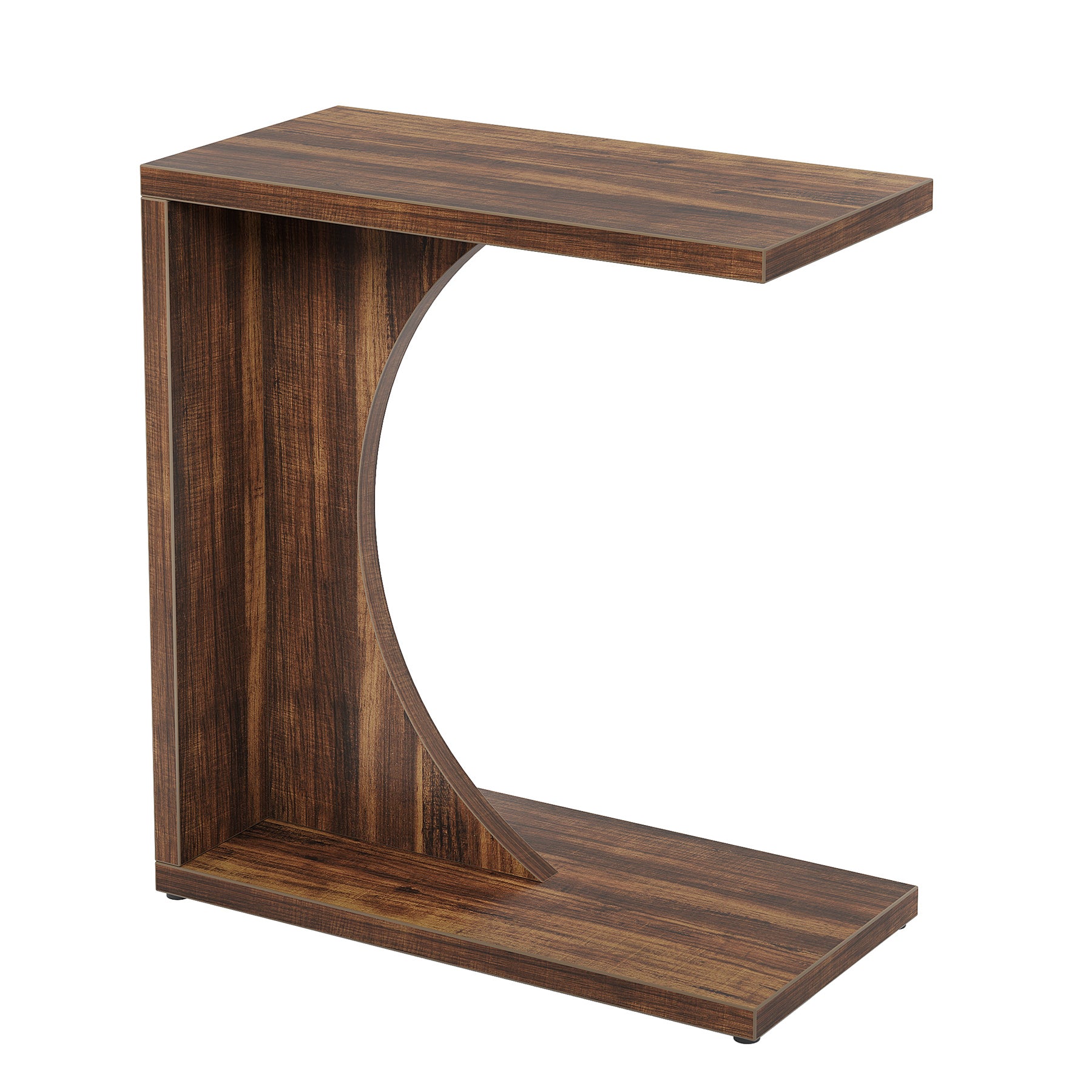 C-Shaped End Table, Sofa Side Table Couch Table