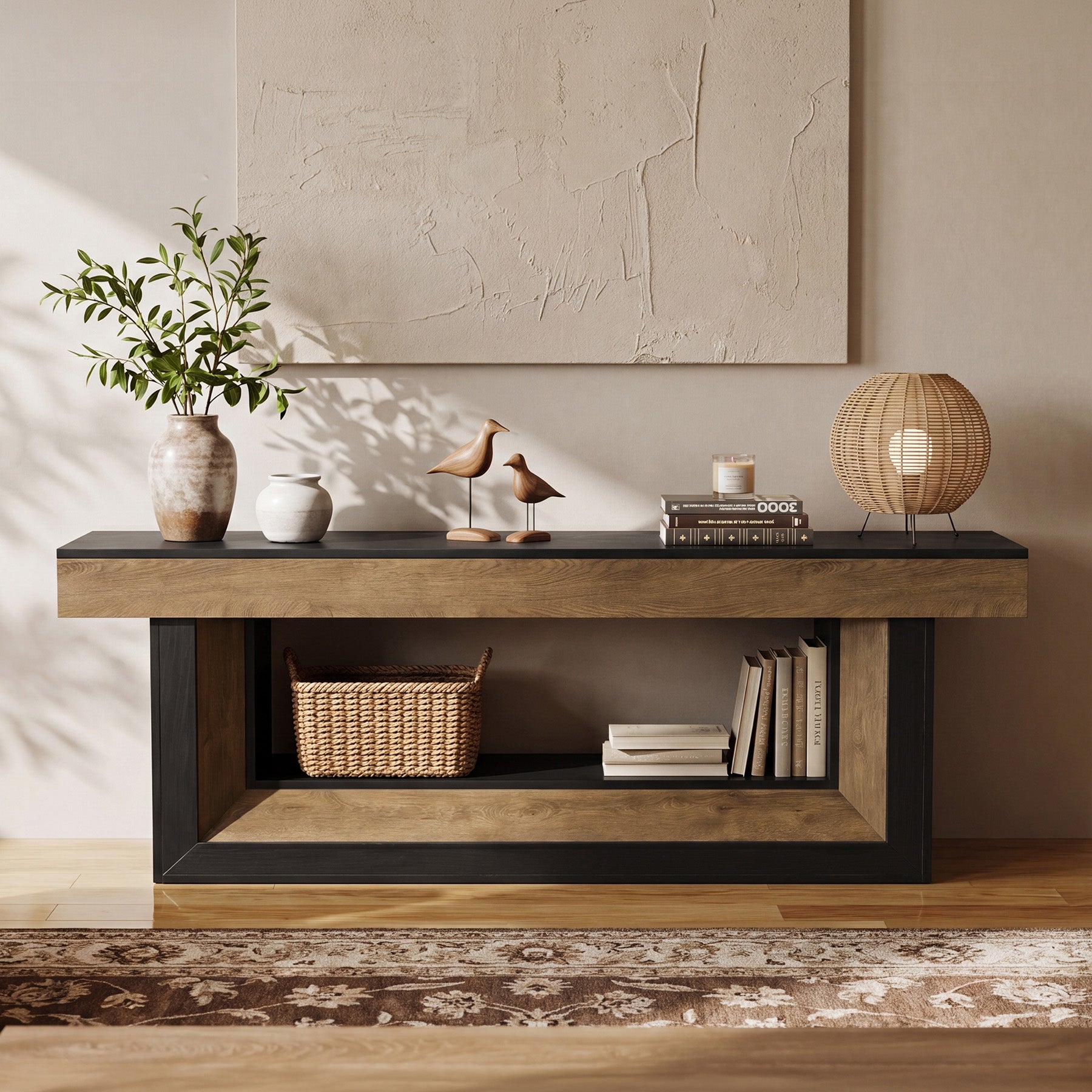 63" Modern TV Stand, Media Console Entertainment Center