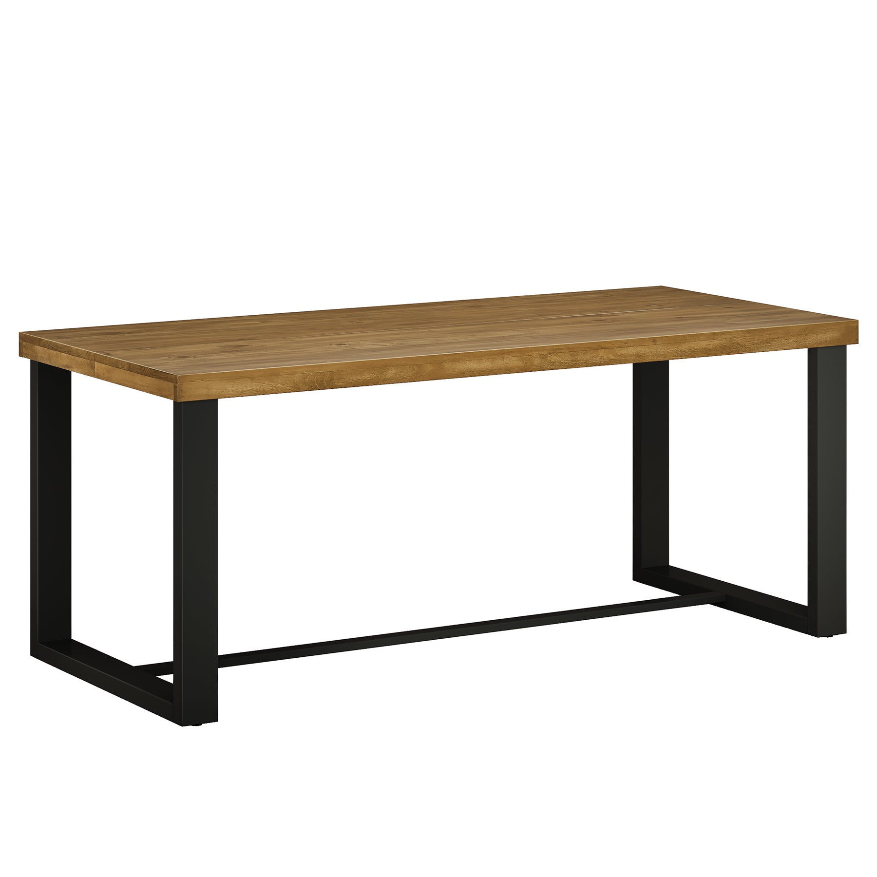 70.8" Solid Wood Dining Table, Farmhouse Kitchen Table for 6-8 for Dining Room