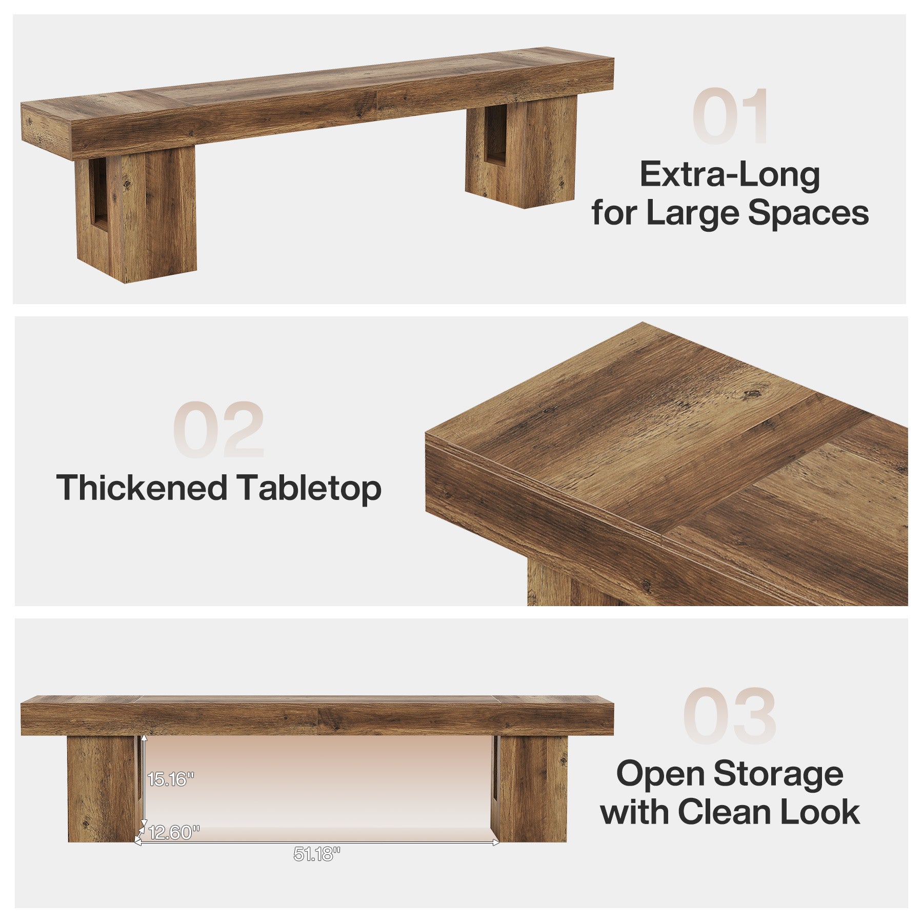 83" Entryway Bench, Extra-Long Shoe Bench with Sturdy Base for Hallway