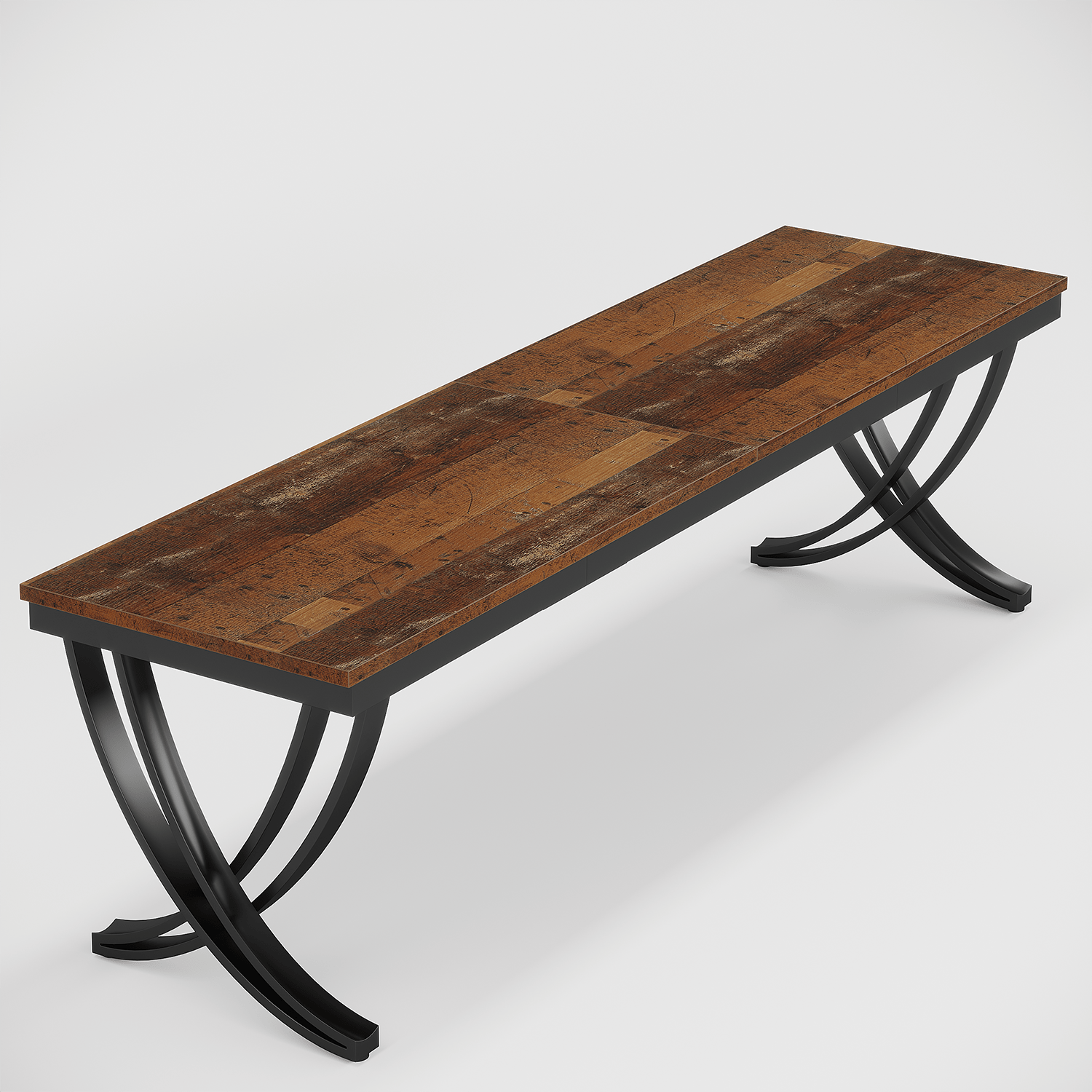 78.74“ Rectangular Dining Table for 6-8, Large Wooden Farmhouse Table