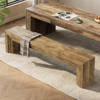 70.9“ Dining Bench, Farmhouse Long Kitchen Bench Seating